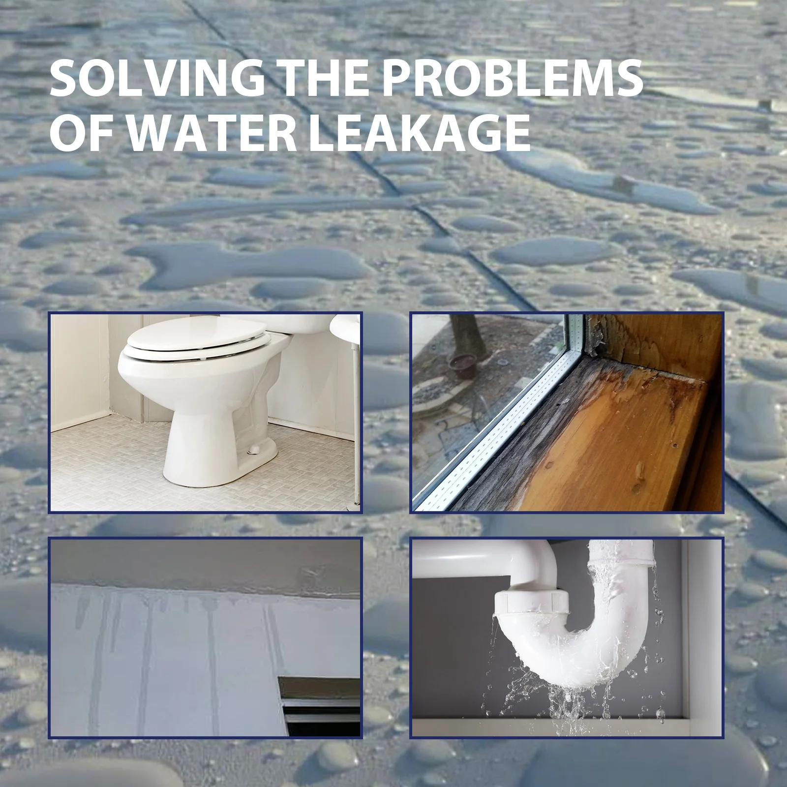 Jaysuing Waterproof Agent Glue Strong Bond Window Bathroom Penetrating Agent Anti-Leaking Invisible Sealant Liquid With Scraper