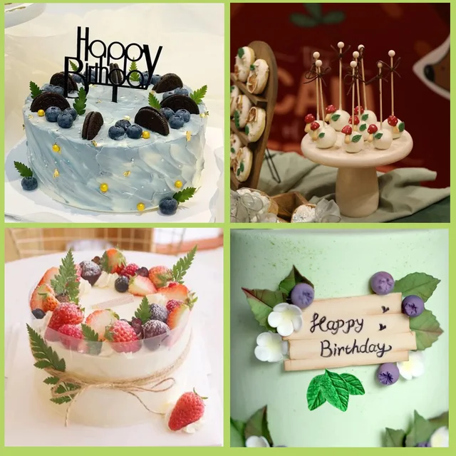 Fa Levél Szilikon Formájú Páfrány Levelek Fondant Penészek Torta Díszítő Szerszámok Cupcake Topper Cukorka Agyag Csokoládé Gumpaste - Image 6