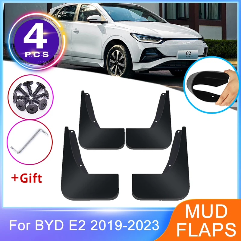 

Для BYD E2 2019 2020 2021 2022 2023 брызговики новое обновление брызговики защита колеса переднее заднее крыло автомобильные аксессуары