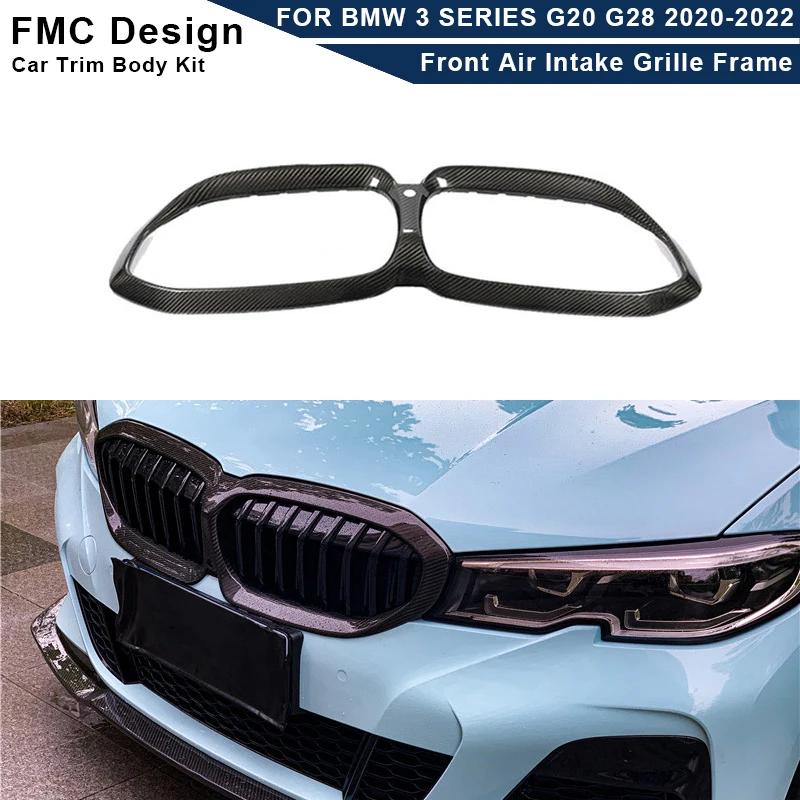 

Передняя решетка радиатора из углеродного волокна для BMW 3 серии G20 G28 2019-2022