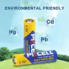 80 Pack PKCELL Carbon Zinc Non-rechargeable Battery Double AA UM3 MN1500 E91 Batteries Triple AAA MN2400 Batteries 3