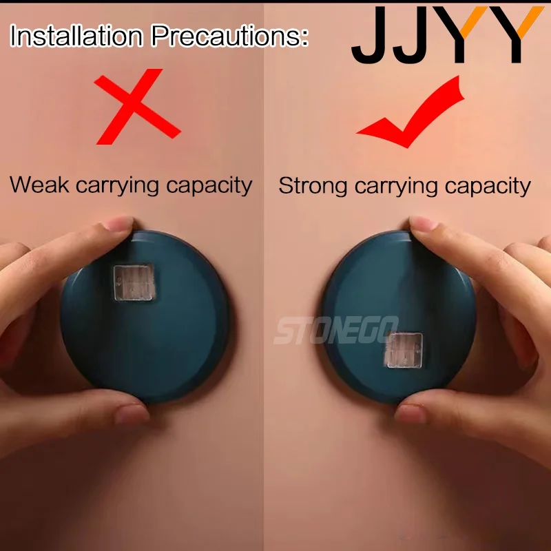 JJYY High Quality Wall-mounted Hair Dryer Rack Bathroom Wall Hanging Hair Dryer Frame Bathroom Supplies 4