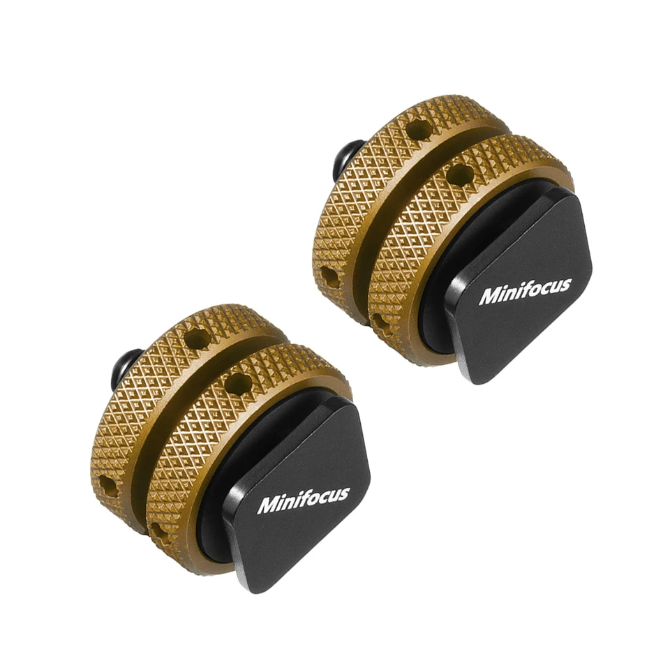 6Pcs Hot Shoe Mount Adapter For Triple Cold Shoe Mount Hot Shoe Mount 1/4"-20 For Reflex, Digital, Camera Equipment Microphone, Monitor, Recorder, Audio (Black - View #3