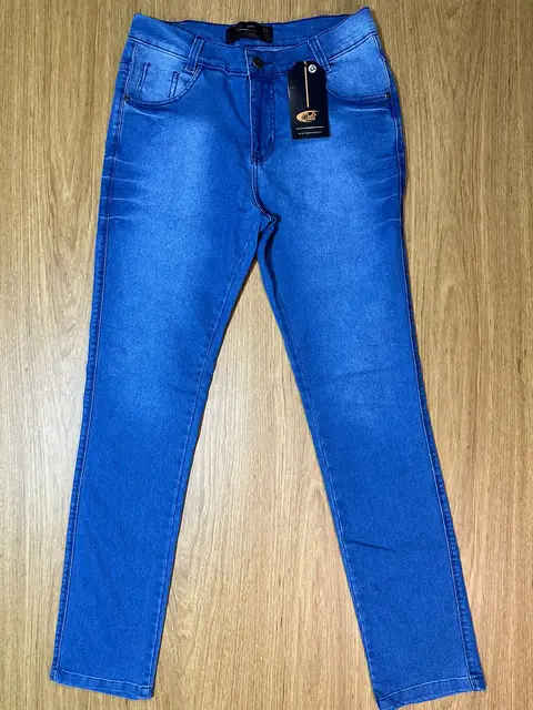 Jeans Straight Elstano para homem