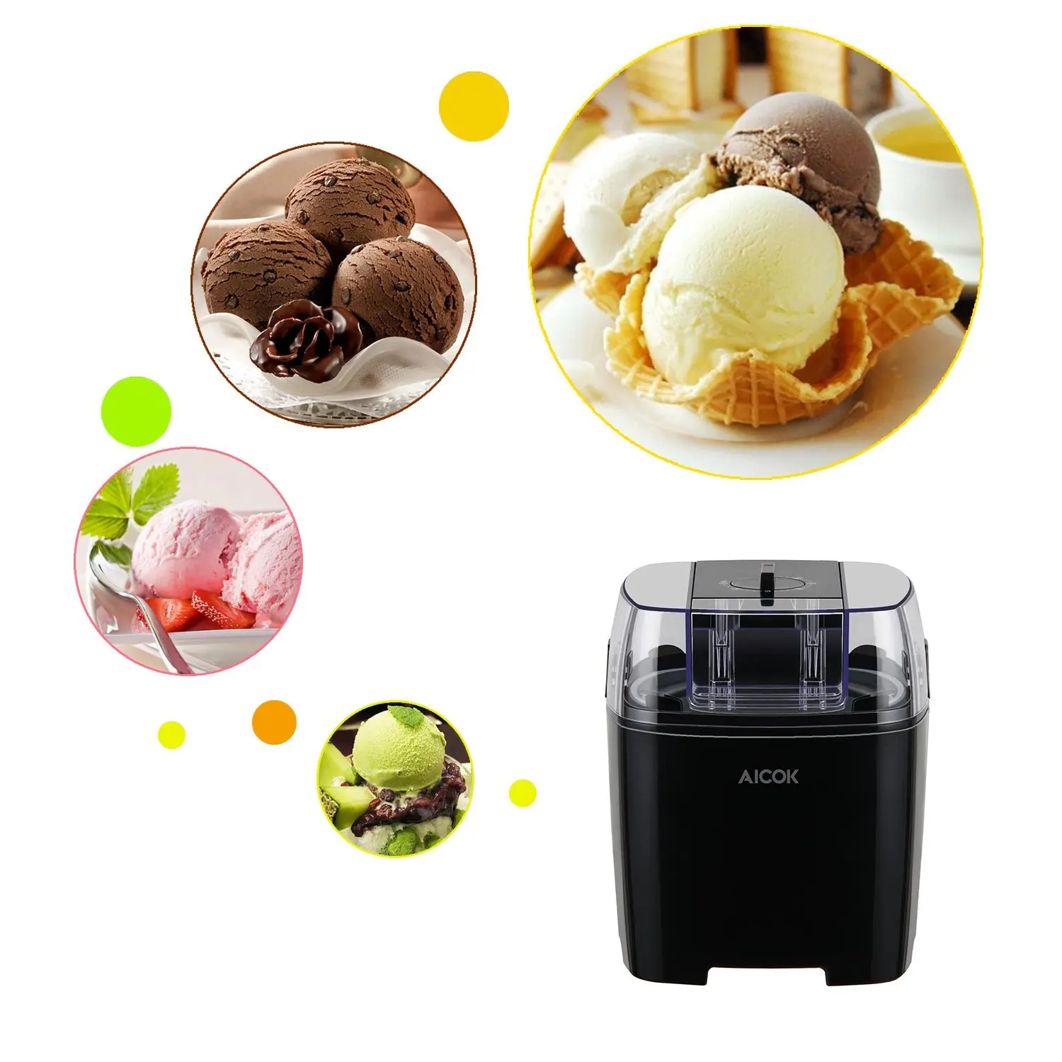 aicok ice cream maker recipe book pdf