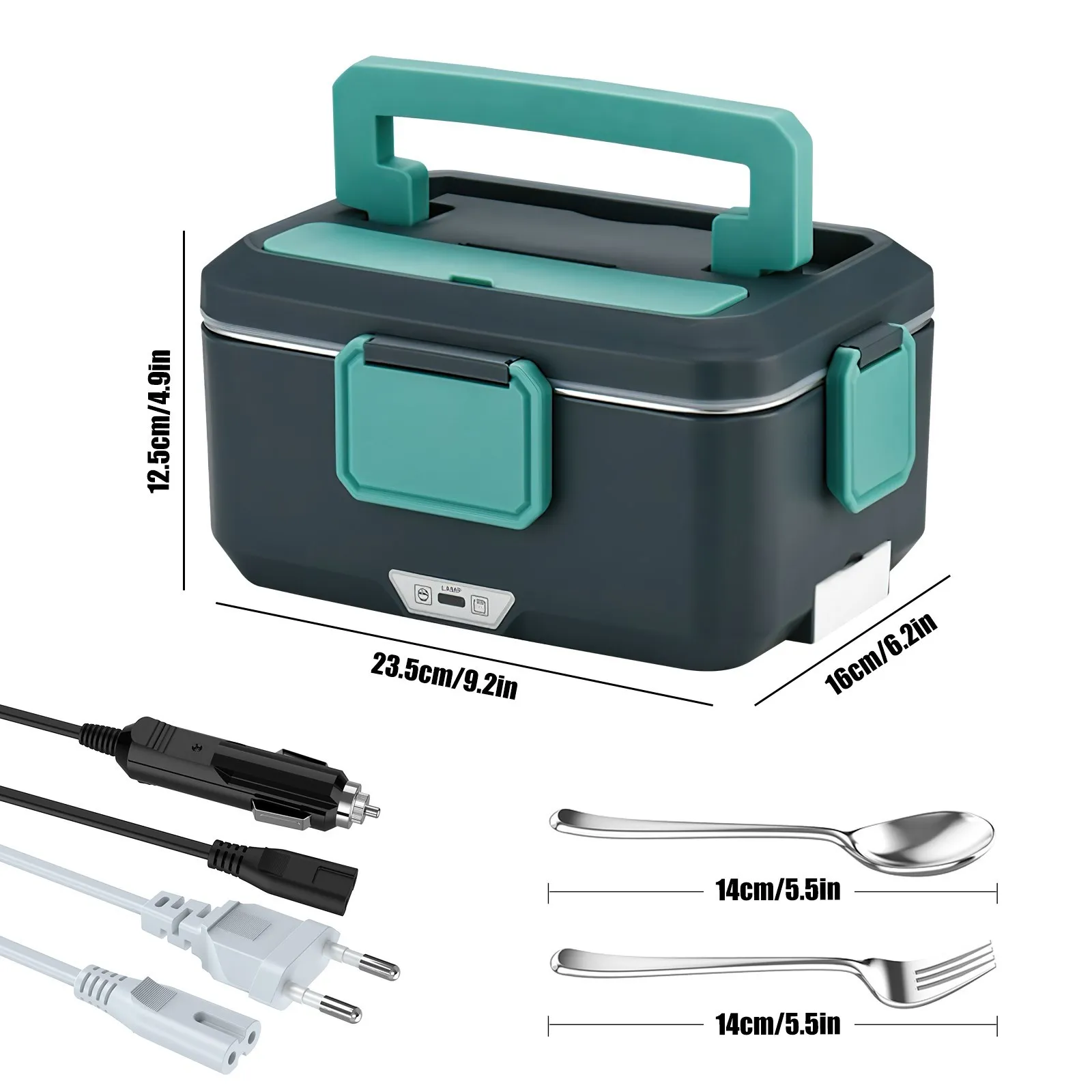 Tragbare Elektrische Heizbare Lunchbox 90W Edelstahl Abnehmbare 2,5L Heizschüssel/LKW/Büro Essbox Mikrowellenofen – Detail 3