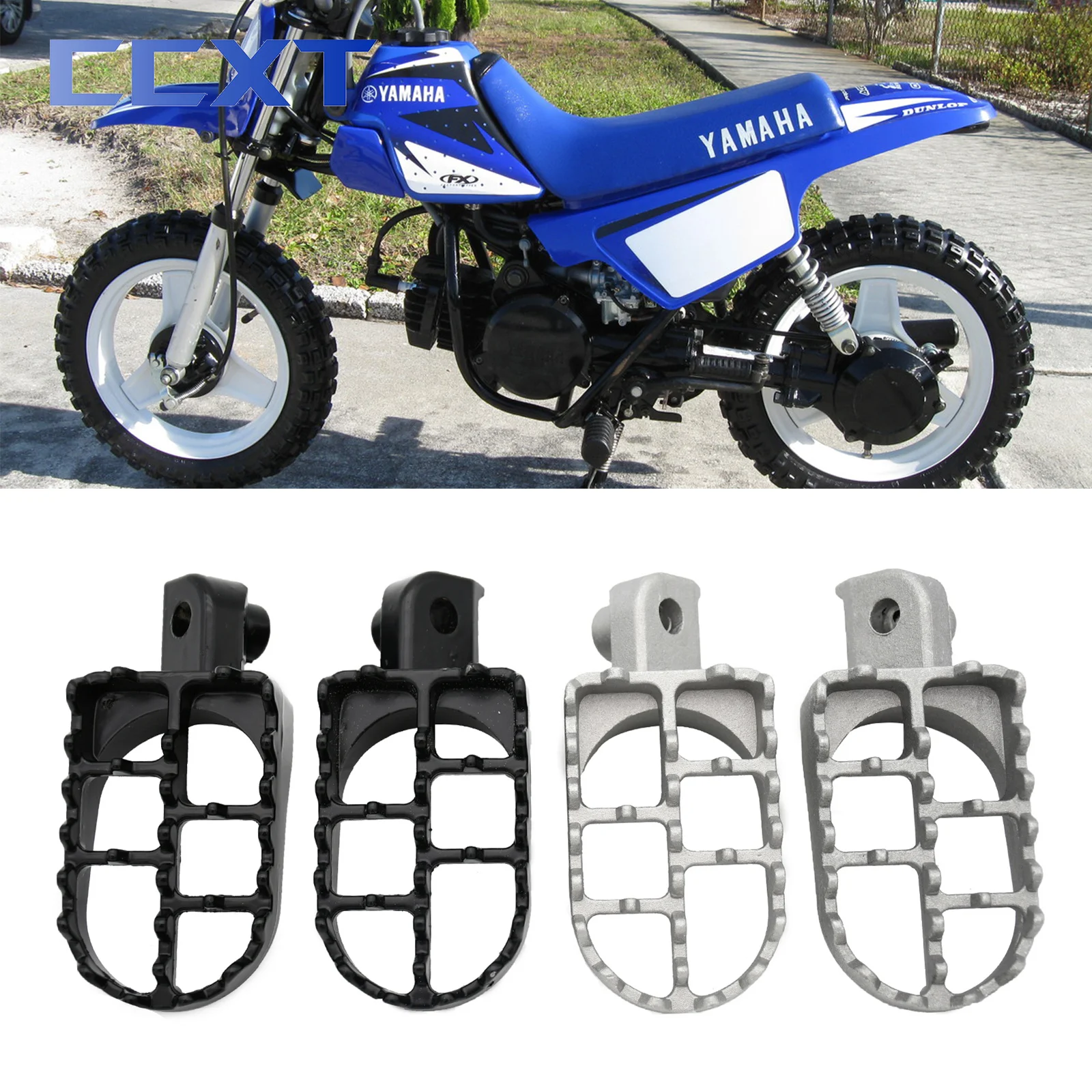 MotorcycleFootPegsRestsFootpegsForYamahaPW50PW80XR50RHondaCRF50CRF70CRF80CRF100F