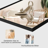 Зеркало в полный рост 164х54 см, каркасное зеркало, настенное, наклонное, напольное зеркало для спальни, гостиной, гардеробной — изображение 5