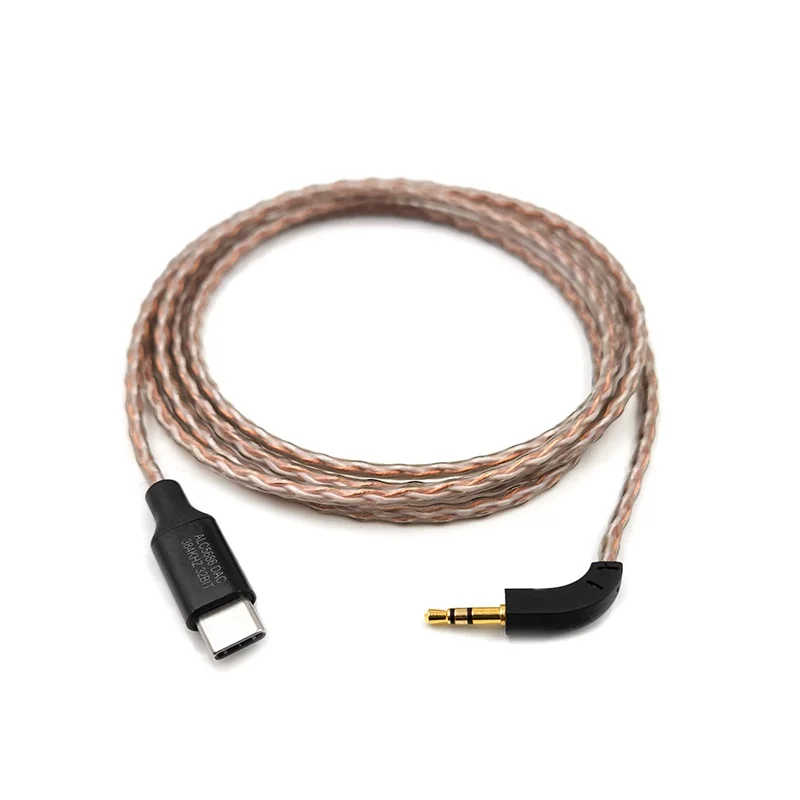 6N USBC TYPEC Audio Cable For B&W Bowers & Wilkins P9 Signature headphones