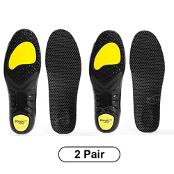 Carbon Fiber Shock - Absorbing Heel Insoles with Poron Arch Support - Size(35 - 36) (2pair)
