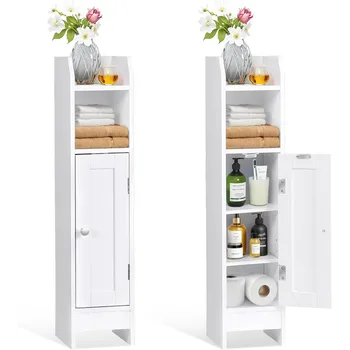 Slim Bathroom Storage Cabinet 1