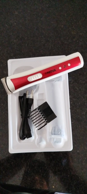 Máquininha De Cortar Cabelo e/ou Barbeador Portátil Aparador Barba 3915 bivolt Recarregável-ENVIO IMEDIATO PARA TODO BRASIL photo review