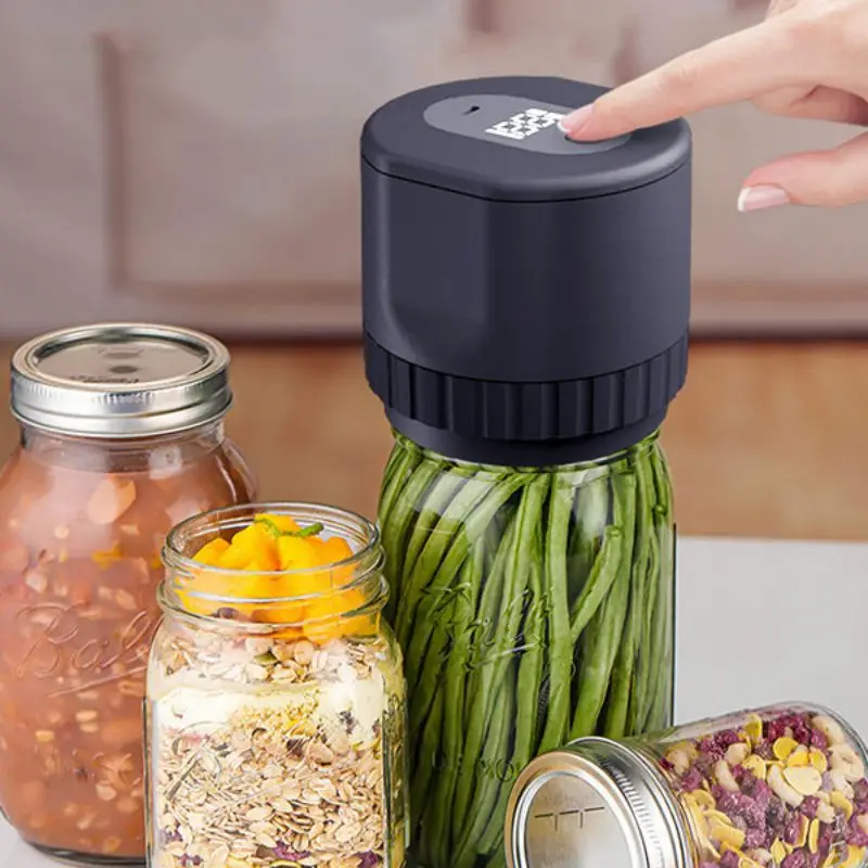 

Electric Vacuum Sealer For Mason Jars Electric Mason Jar Vacuum Sealer Kit Cordless Automatic Jar Sealer Set For Food Storage