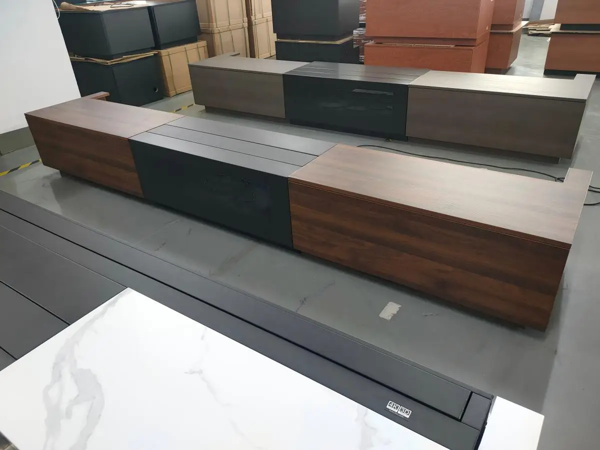 🍿🎞️ ¡No dejes pasar esta oportunidad de hacer de tu sala el lugar  perfecto para disfrutar de tus películas favoritas! 🍿🎞️ 🌿 Cedro Movie  Panel \u0026 Tv Stand (Max. Tv 65\, image size:1200x900