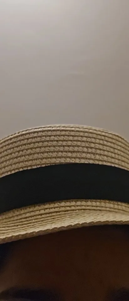 Chapeau de Soleil Femme COKK | Chapeau Panama Été en Paille avec Nœud Papillon | Élégant et Décontracté photo review