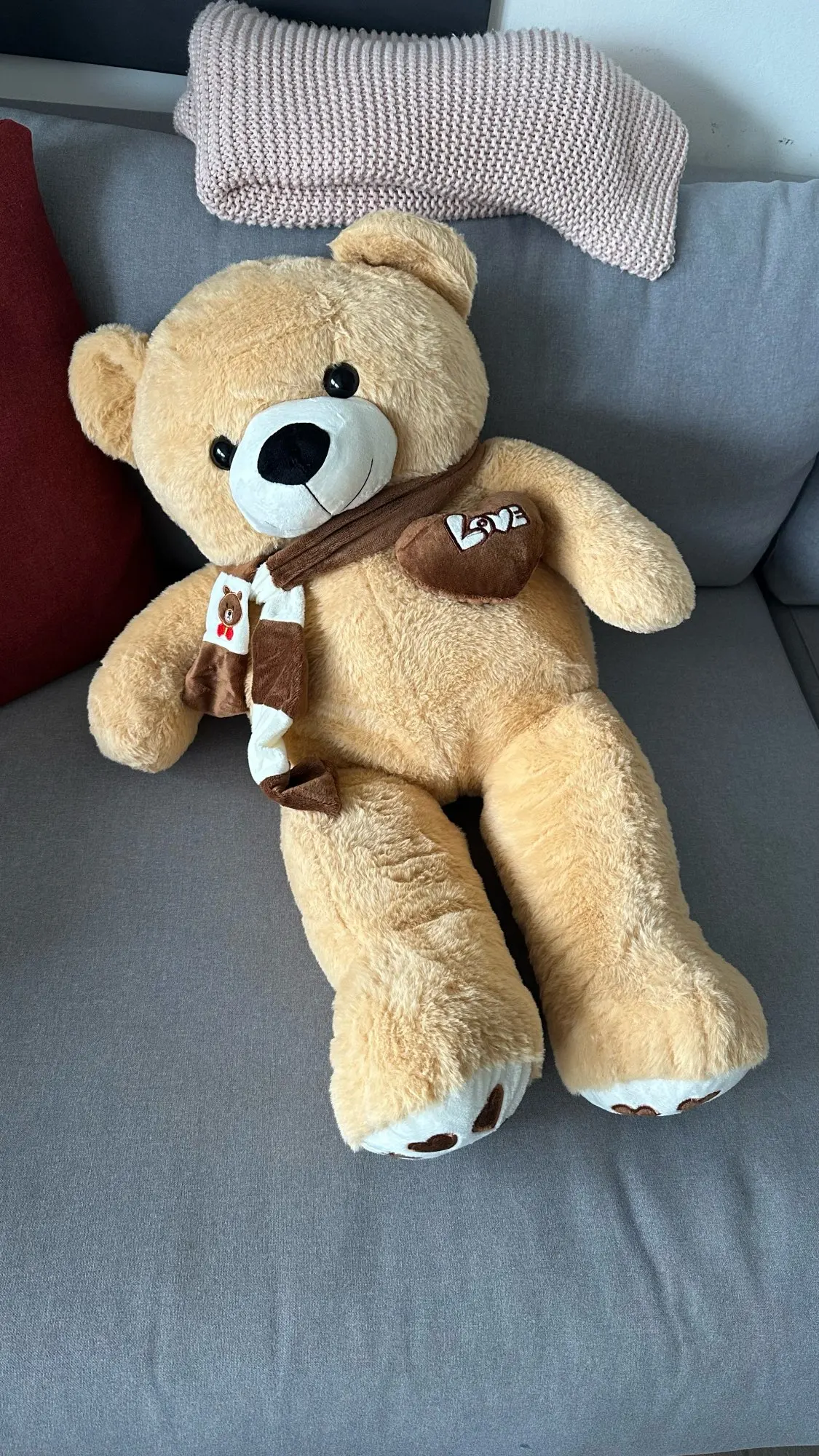 Teddy Bear With Scarf photo review