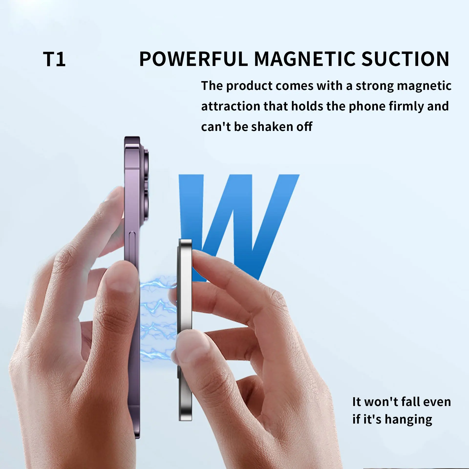 Schermo monitor per smartphone Fotocamera posteriore Schermo monitor selfie magnetico wireless per flusso live Vlog - immagine 3