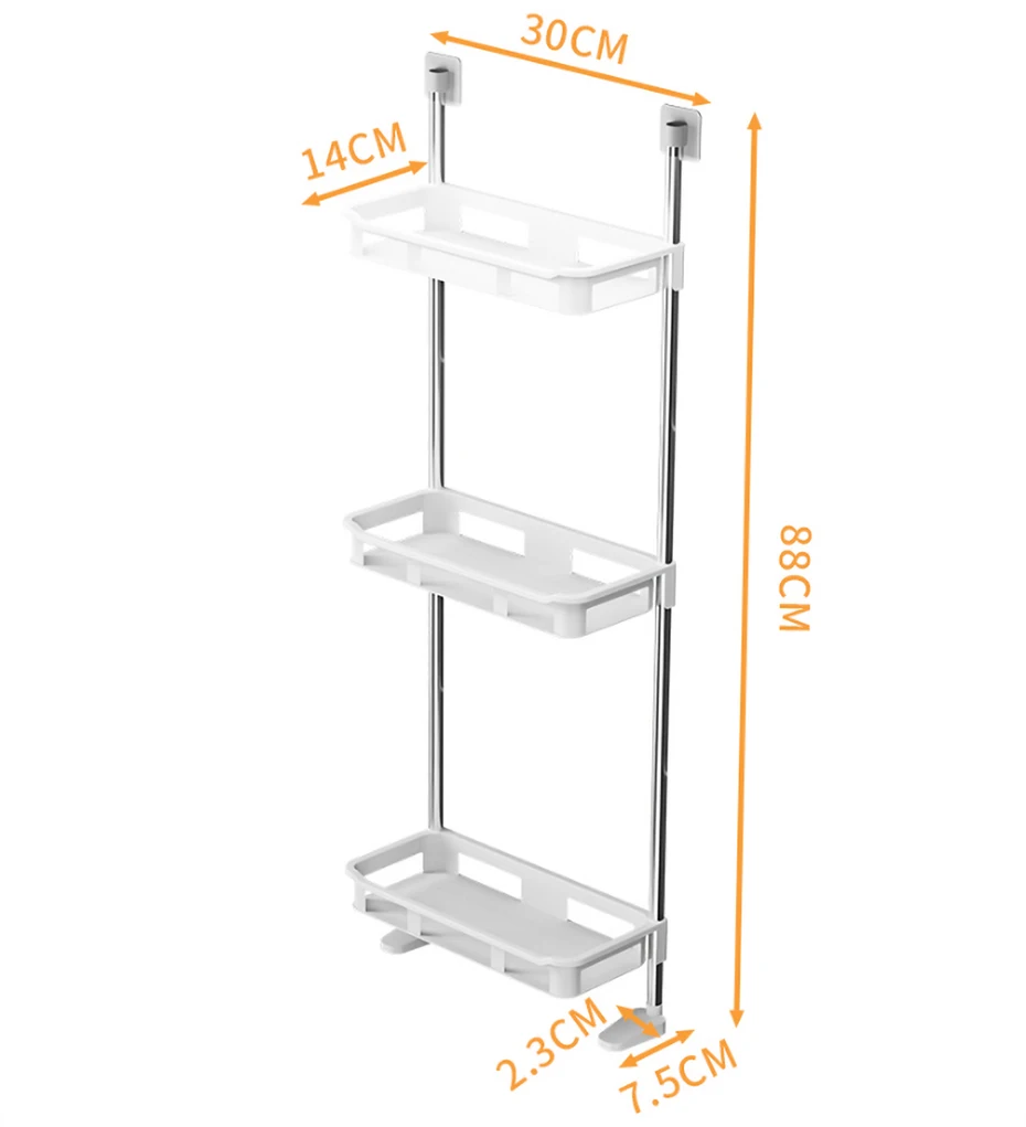 Toilet Rack No Drilling Shelf Above The Toilet Tank Bathroom Rack