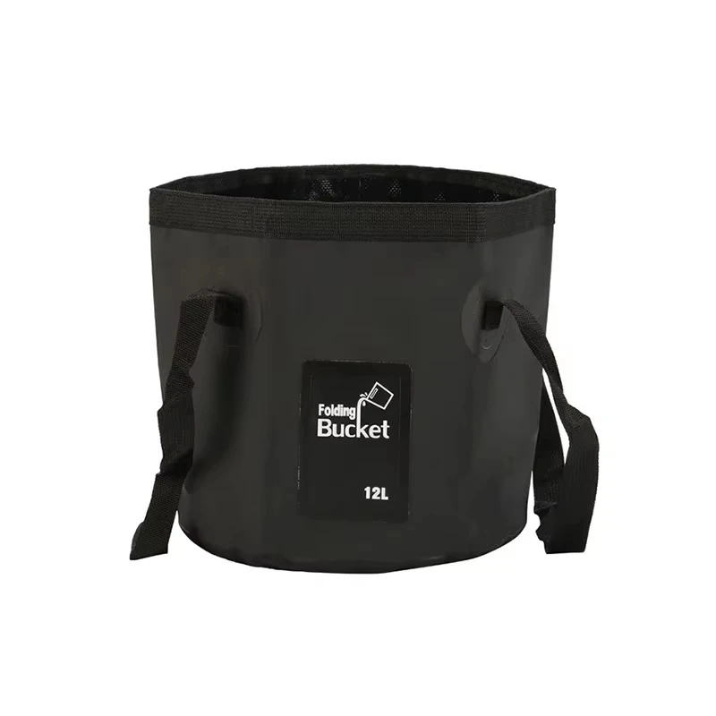 Folding bucket bowl sink washing bag car wash bucket portable outdoor travel foldable water multifunction 12L
