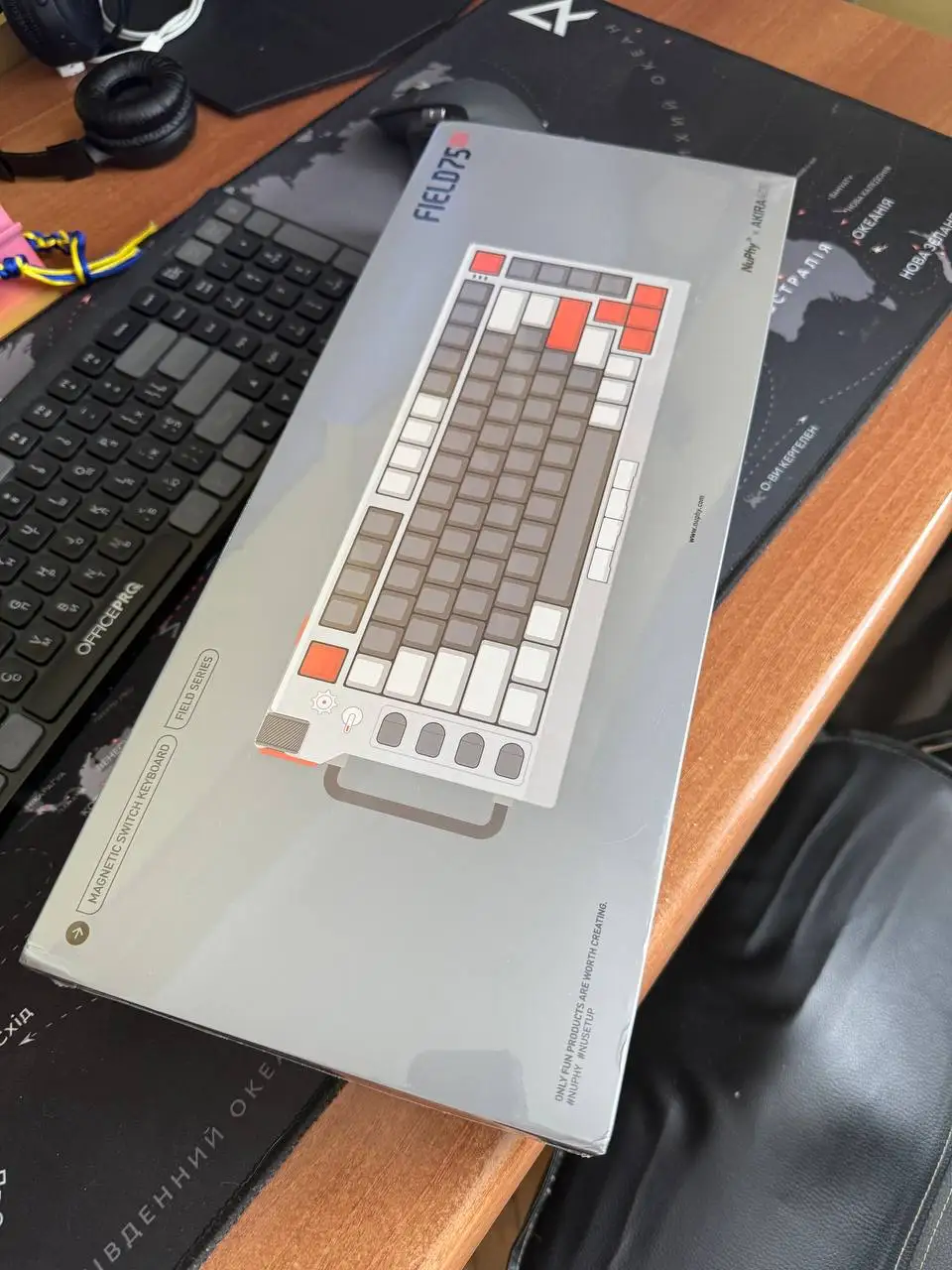 キーボード NuPhy Field75 HE (Magnetic Jade Switch) Nuphy Field75 HE 磁気スイッチメカニカルゲーミング磁気翡翠スイッチ