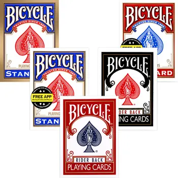 Bicycle Rider Back Playing Cards Magic Tricks Poker Magia Close Up Street Illusions Gimmicks Mentalism Props Kids Toys