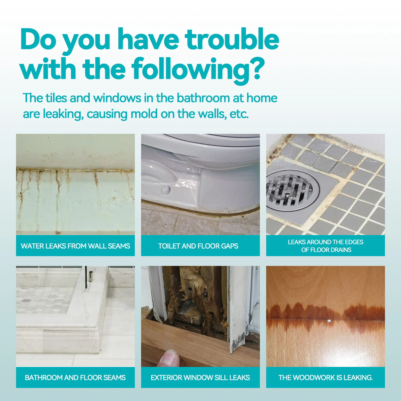 Waterproof Adhesive Sealant for Wall Leak Repair