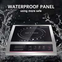 SUNATUR Мини-круглая электрическая индукционная плита 220 В с 2 отверстиями, портативная плита для эффективной приготовления пищи, идеальные мини-плиты — изображение 4