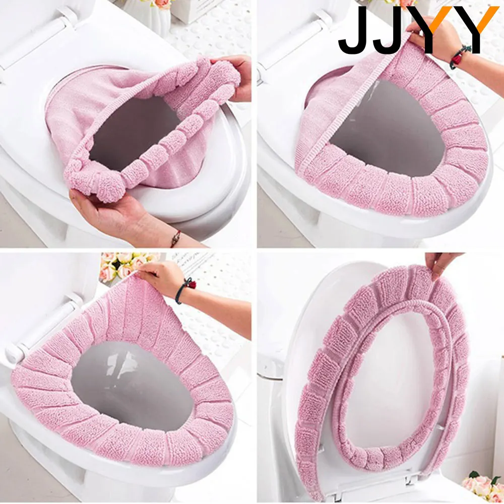 JJYY-Juste de siège de toilette universelle, chaude et douce, lavable, en polymères, Closestool, nouvelle collection