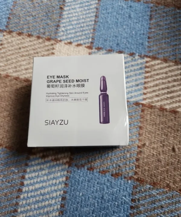 Grape Anti-aging Moisturizing Collagen Eye Mask Anti Dark Circles Dry Eyes Masks Beauty Skin Care Eye Patches 60Pcs photo review