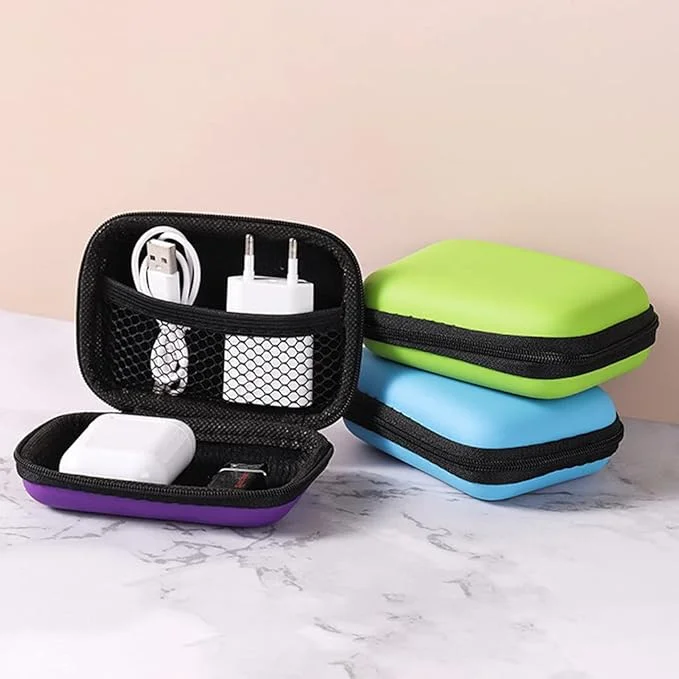 Headphone Storage Bag 1pc Portable Waterproof EVA For Travel