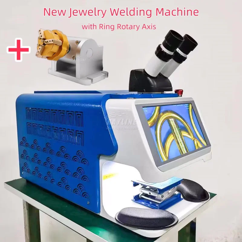 200w 100W Laser Gold Jewellery Precise YAG Laser Welding Machine CCD Jewelry Welder for Glasses Frame Repair Welding Goldsmith