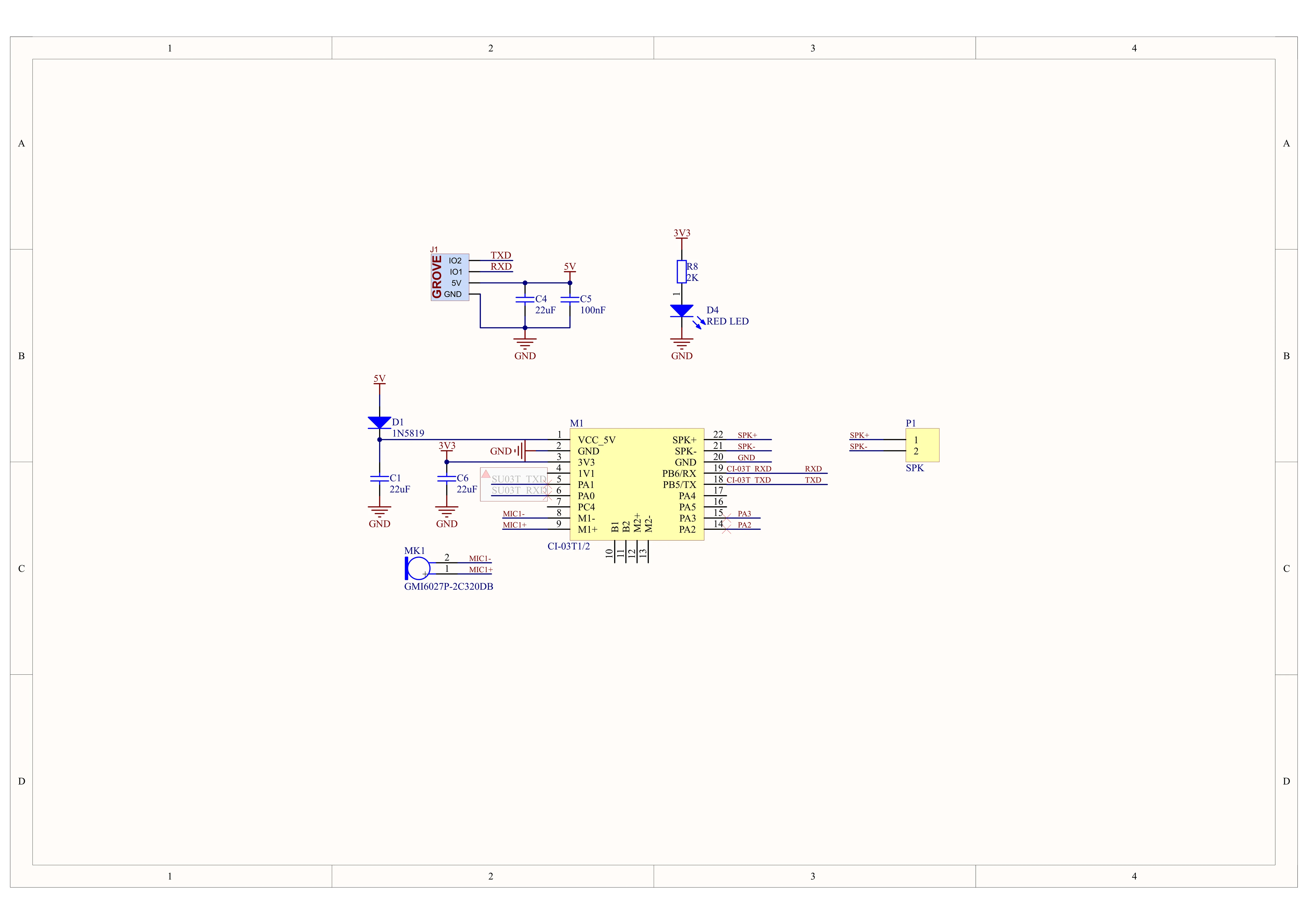 Official ASR Unit w/ Offline Voice Module(CI-03T)