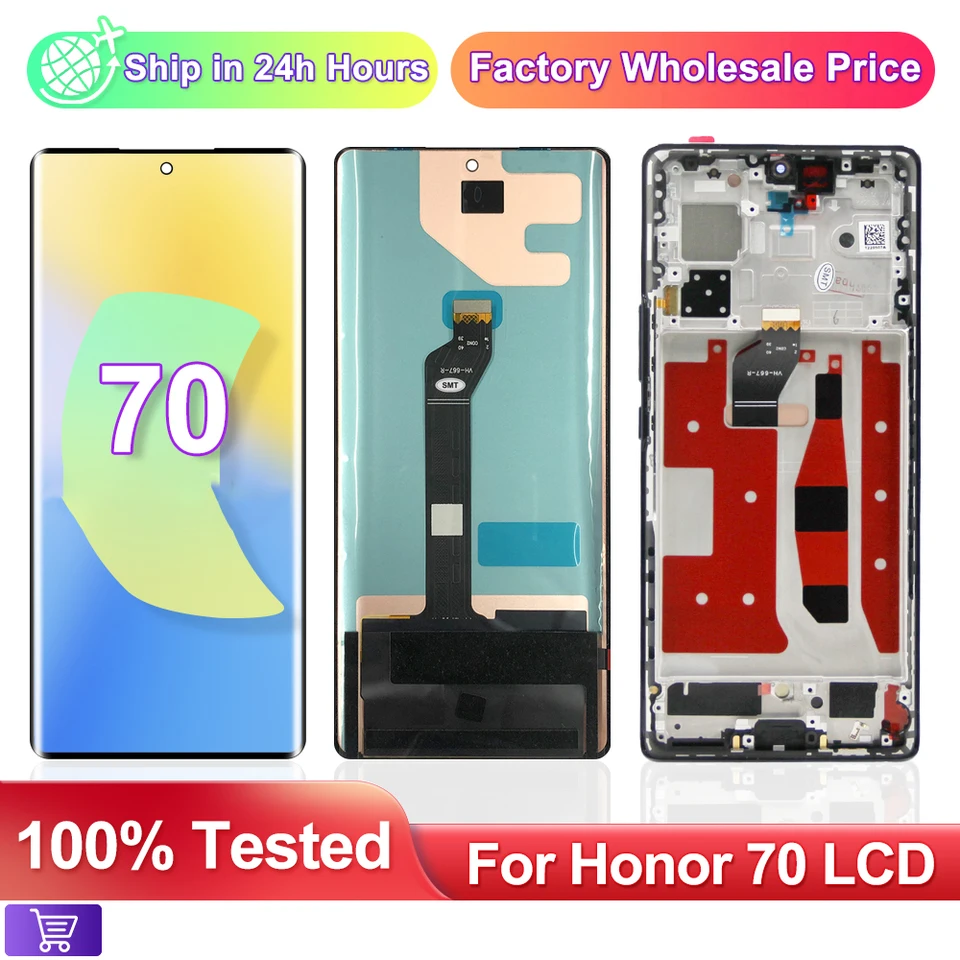 6.67'' Original For huawei Honor 70 FNE-AN00 LCD Touch Digitizer