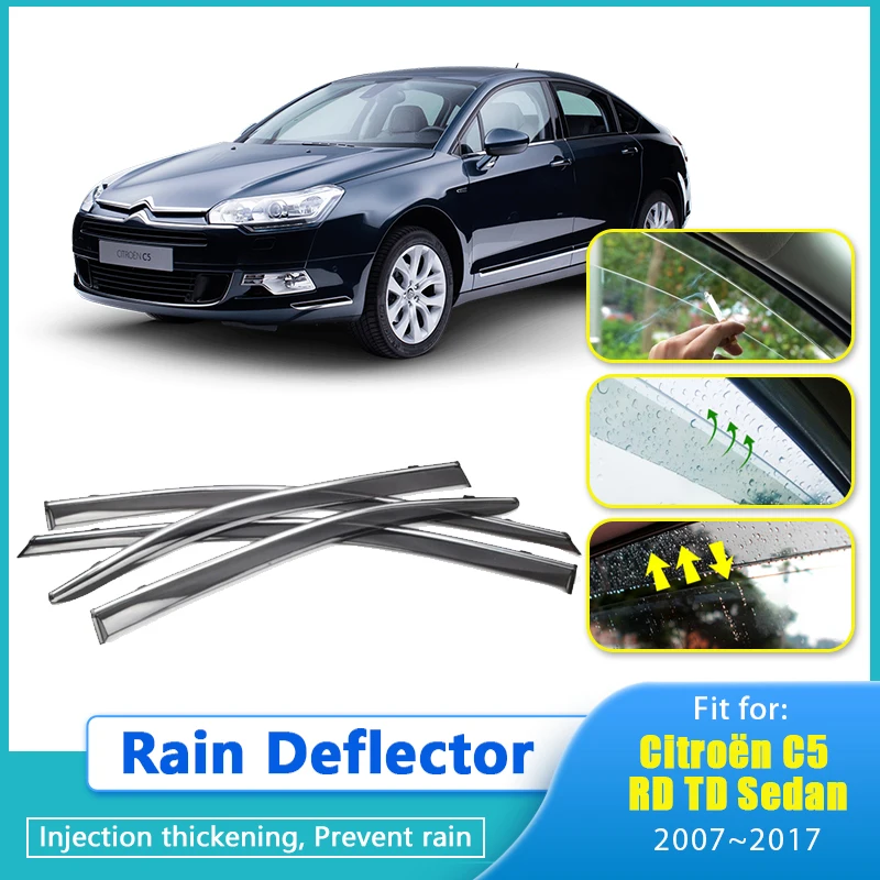 Дефлектор дождя для хэтчбека KIA Forte YD 2014 2015 2016 ~ 2018 MK2 автомобильный ветрозащитный