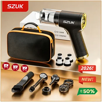 SZUK 2026 New Mini Vacuum Cleaner 780000PA Powerful Cordless Vacuum Cleaner Mini Blower Handheld Portable Car Vacumm Cleaner 1