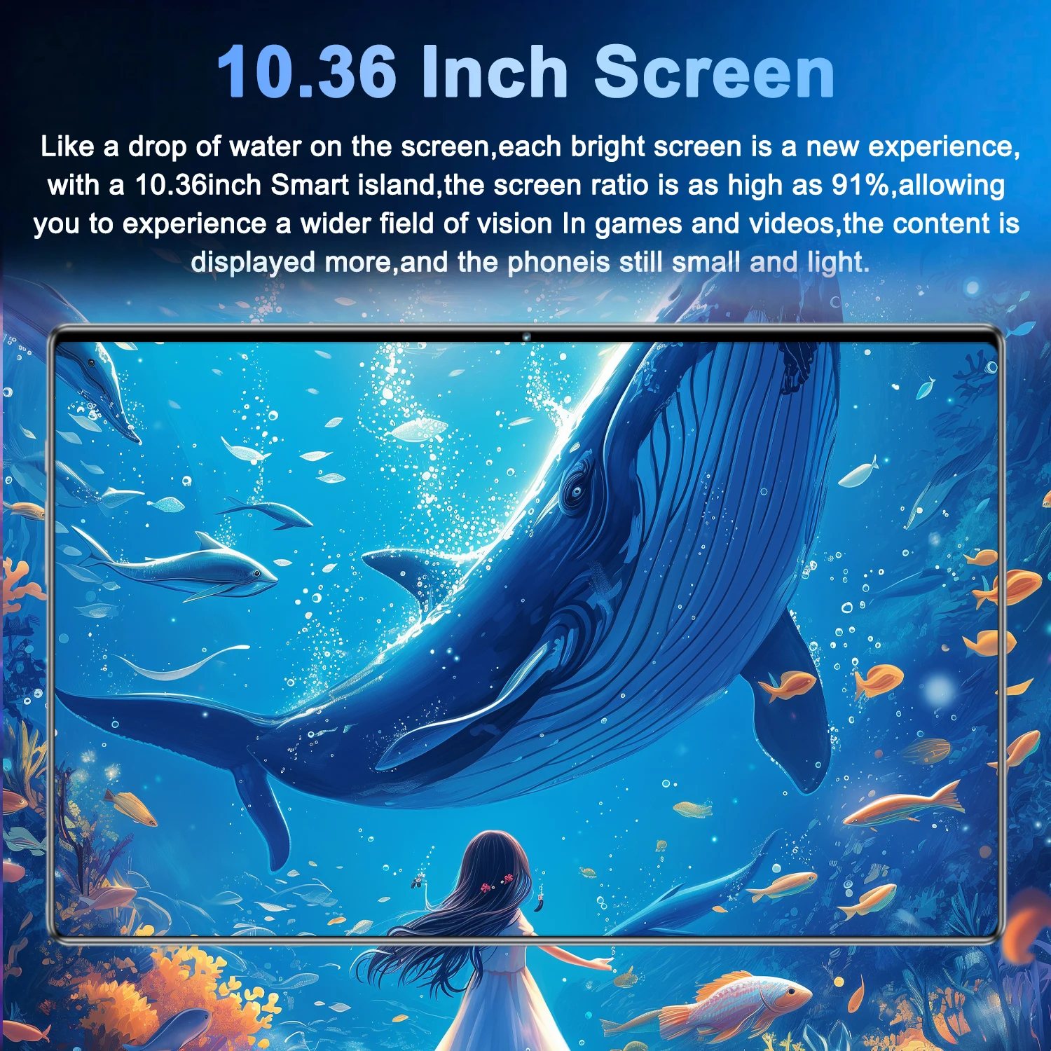 16GB+1TB 2026 Original Tablet Android13 10.36 Inch HD 20000mAh 14 core 5G Dual SIM Bluetooth WiFi GPS Tables