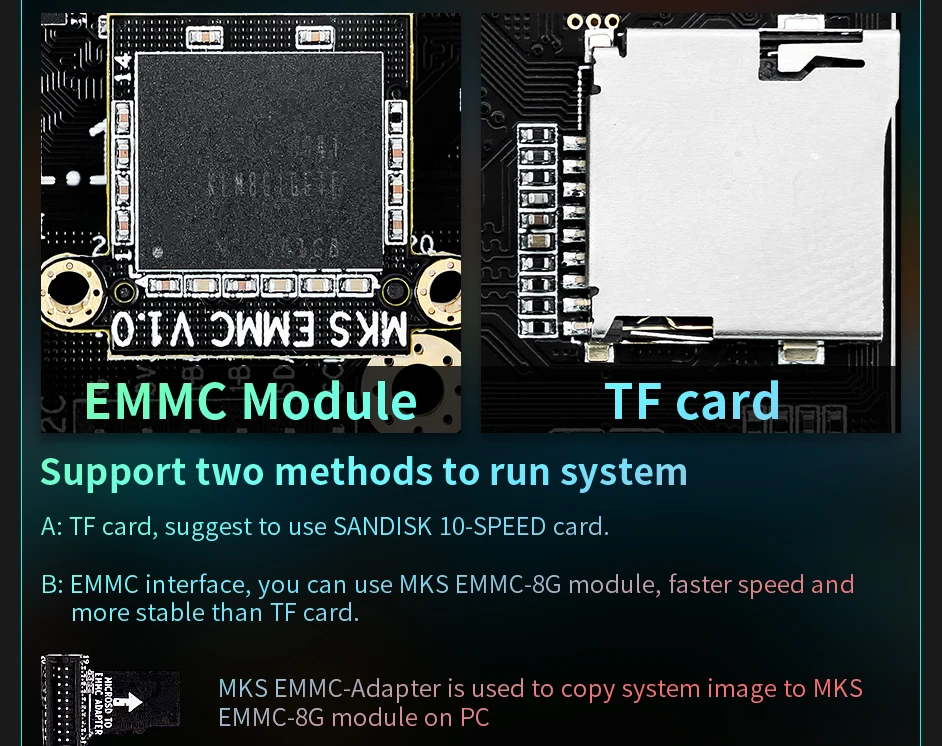 makerbase carte mks avec processeur soc klipper pour voron vs raspberry pi raspi rpi