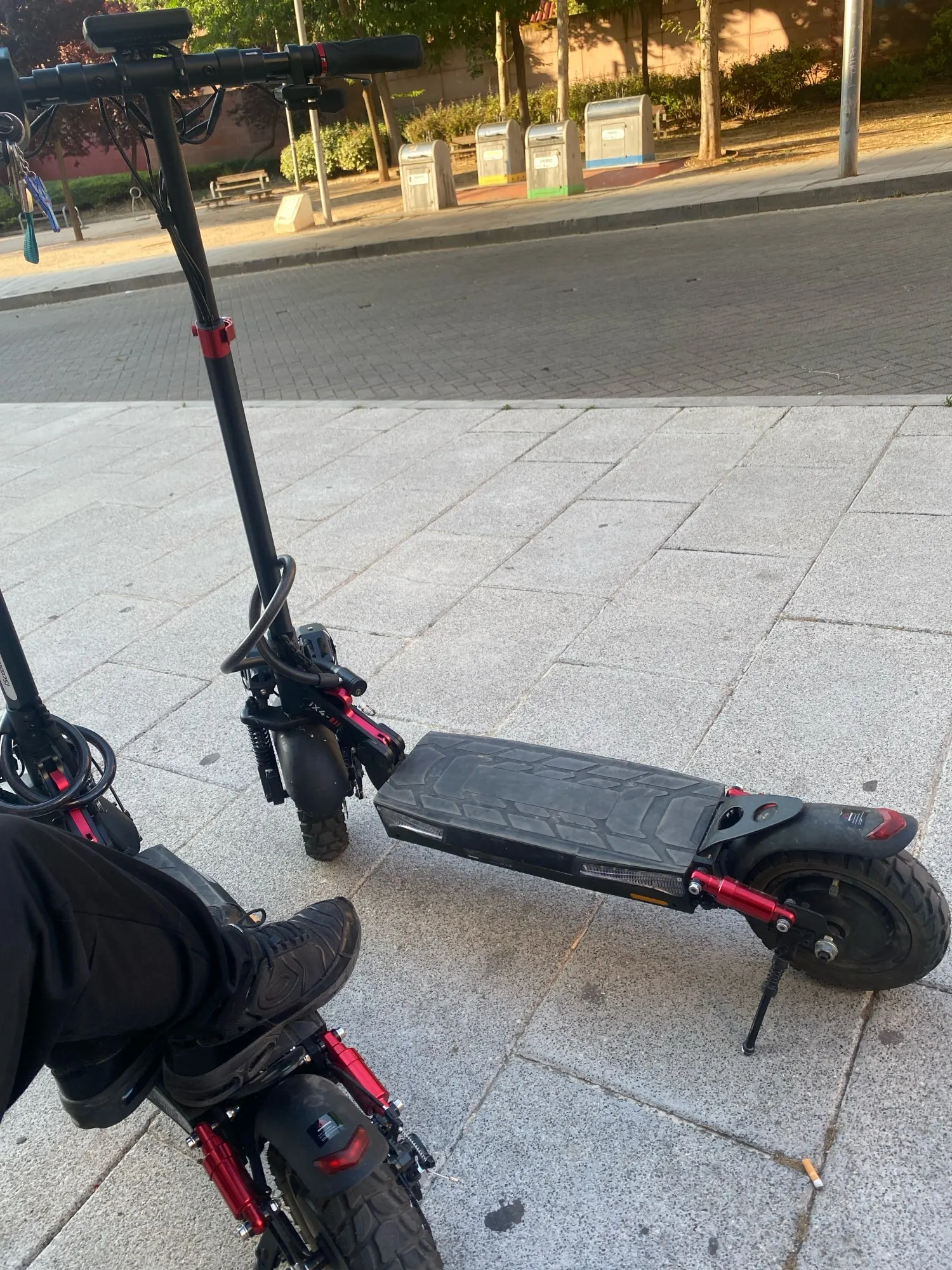 IScooter-patinete eléctrico iX4, 800W, 15Ah, potente patinete antideslizante, neumático todoterreno, alcance de 45km, velocidad de 45 km/h photo review