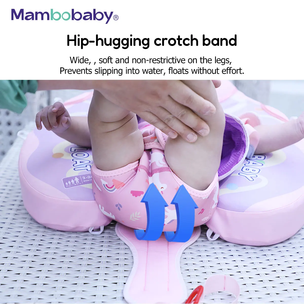 Mambobaby float 2 VIP Non-Inflatable Baby Float with Canopy Chest Floater Spa Buoy Trainer Suppliers