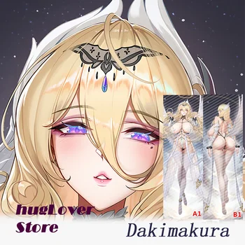 Подушка для тела Dakimakura Anime Aponia(Honkai Impact 3), двусторонняя наволочка с принтом в натуральную величину