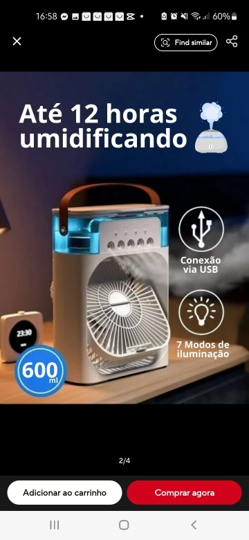 Ventilador CoolKASS portátil com refrigerador de ar e umidificador do agregado photo review
