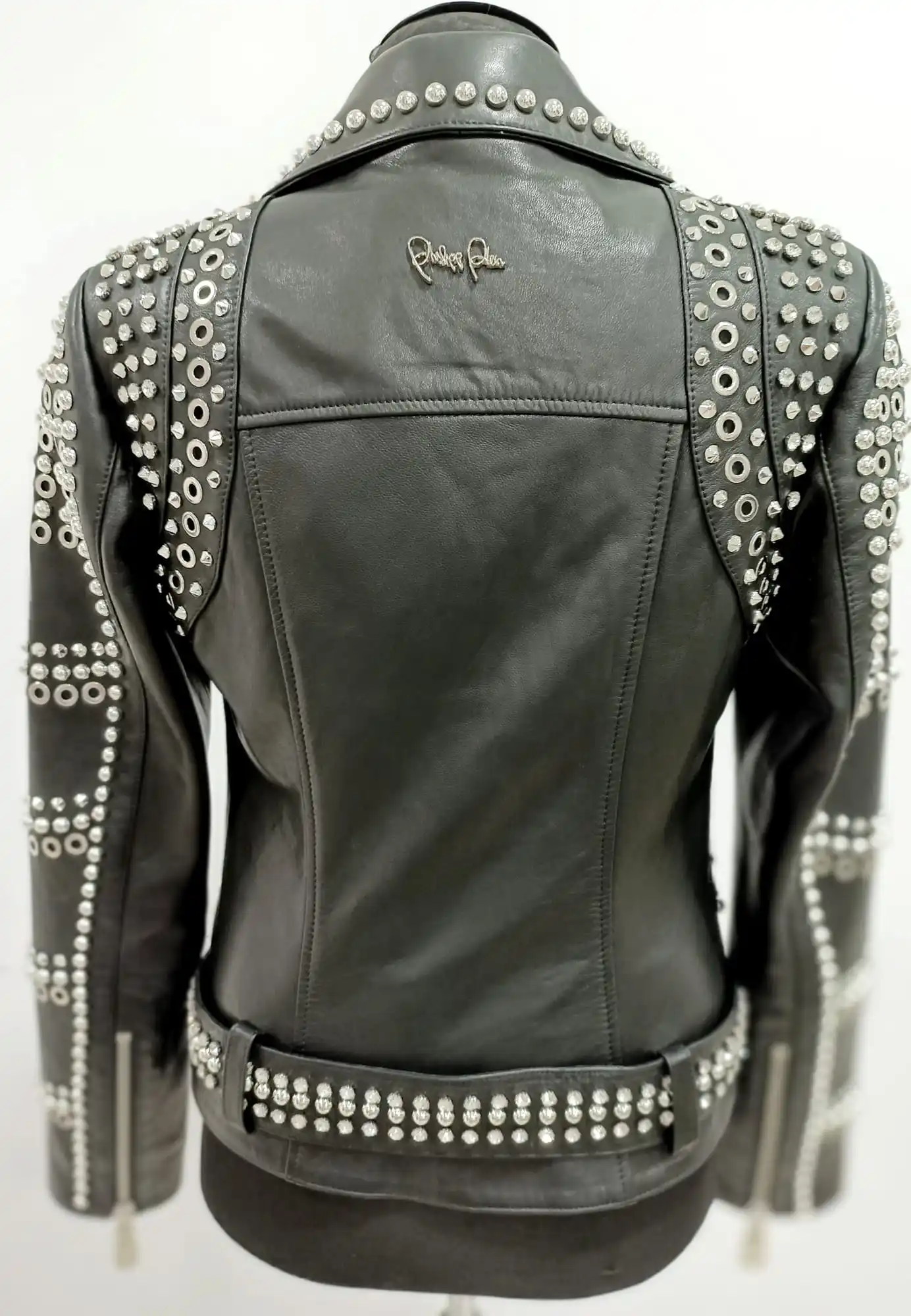 Women's Eva Studded Leather Jacket