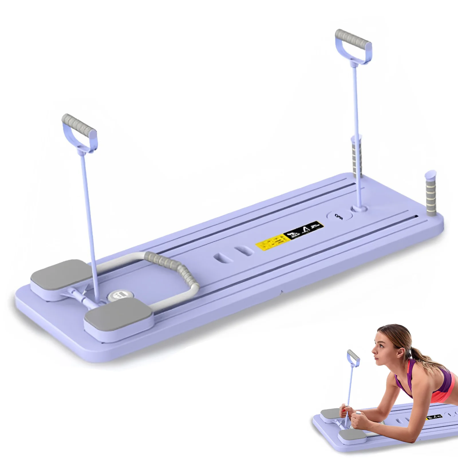 Tavola per esercizi addominali Tavola fitness ruota addominale Attrezzatura per allenamento per casa Pilates fitness musculation rueda addominale