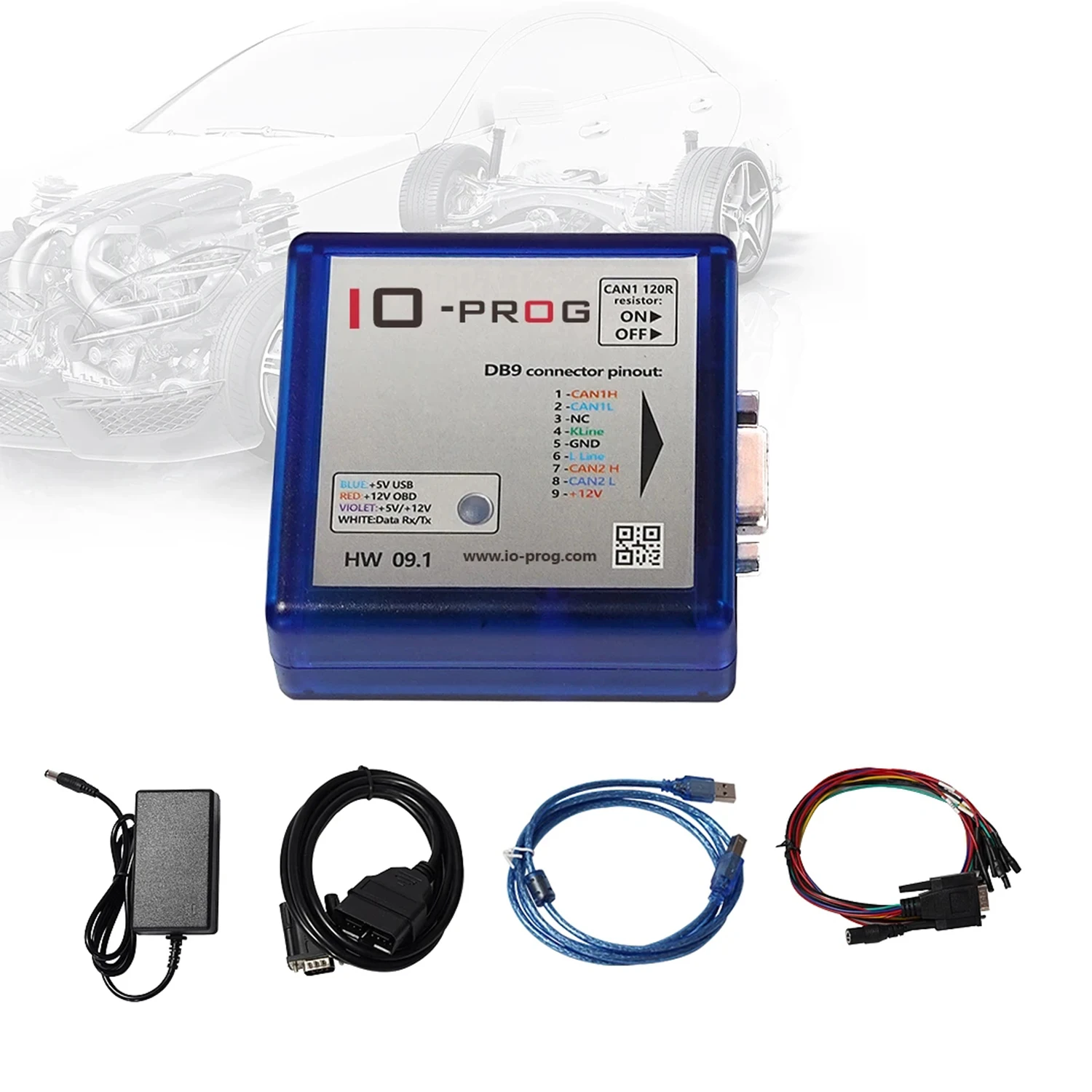 For PSA BSI Full IO-PROG Version Terminal Programmer IO PROPG Full license Io/prog for GM/Opel Ioterminal with ECU TCM BCM EPS key programmer diagnostic tool