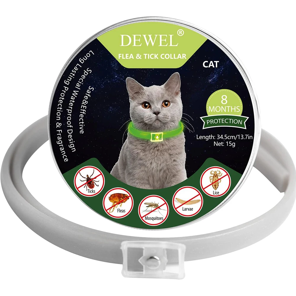  Flohhalsband Zeckenhalsband Chemiefreies für Hund 