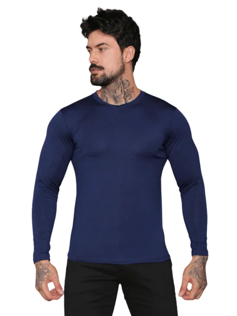 Kit 2 Camisas Térmicas Masculinas UV 50+ ☀️ Manga Longa | Compressão 💪 Cores Sortidas | Esporte & Dia a Dia