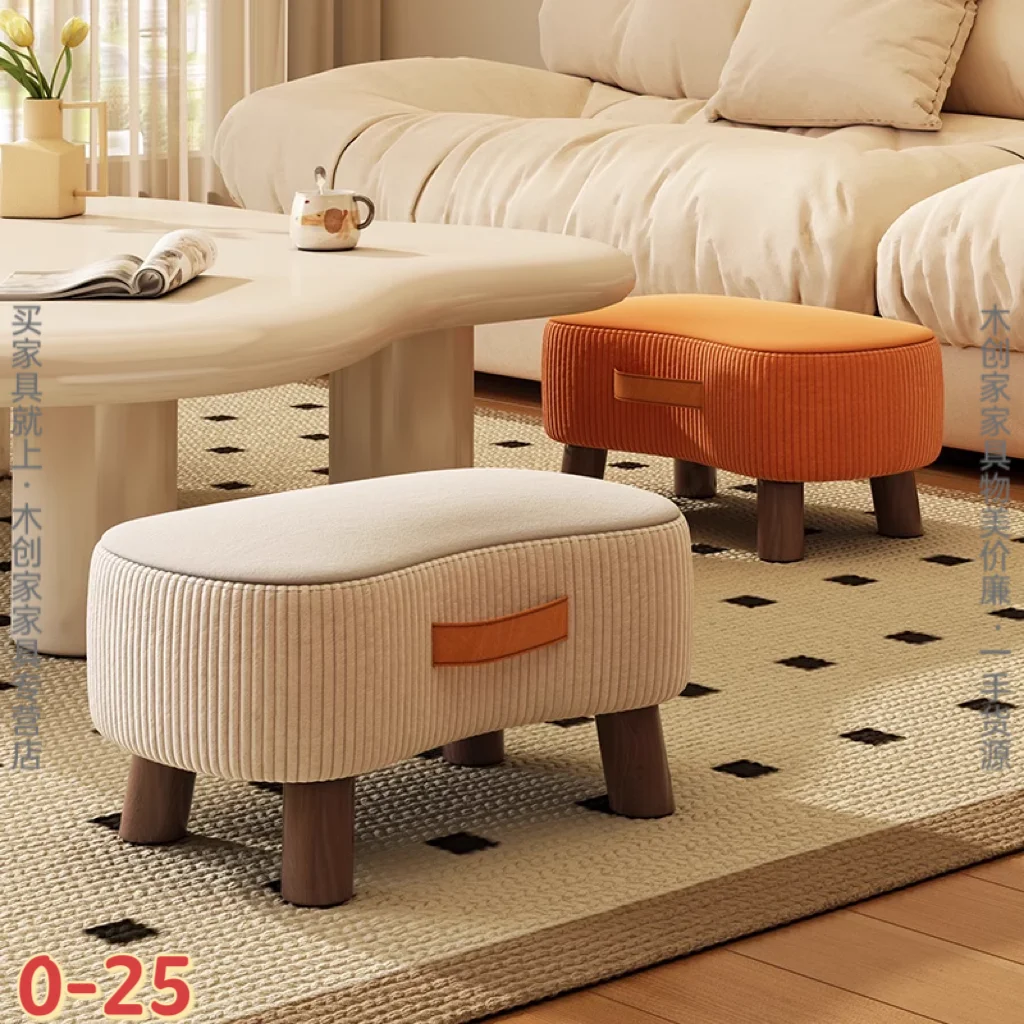 

Small stool, simple shoe changing stool, living room sofa, foot stool, coffee table, small stool, soft bag, small chair, househo
