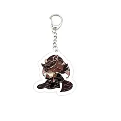 Chibi Shadow Milk Cookie Acrylic Keychain - Kawaii Bag Accessory & Fan Gift (6)