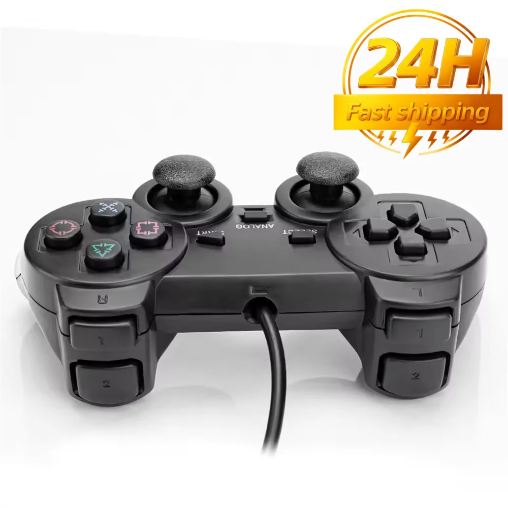 For PS2 Wired gamepad Controller Game Joystick Vibration Game Controller for PlayStation 2 Ps2 controller Game