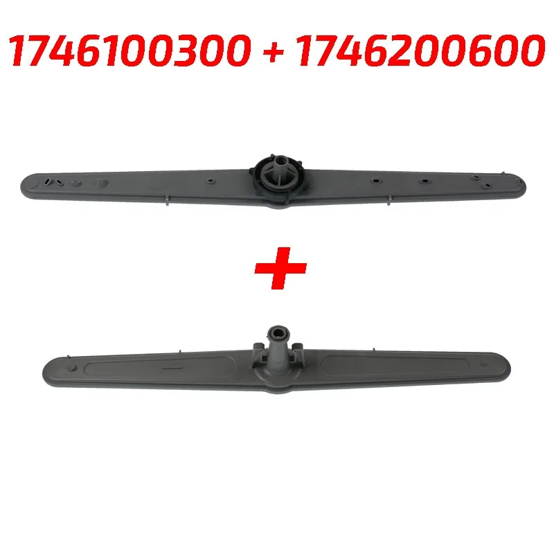 Dishwasher Upper and Lower Spray Arm Set Replacement For Beko